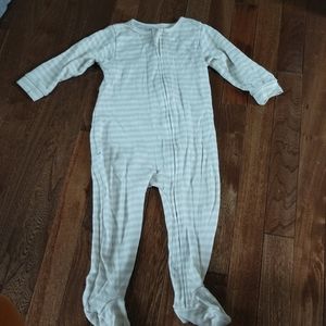 Wool footie sleeper